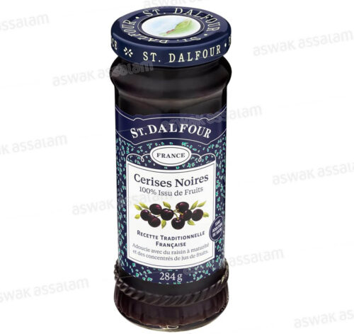 CONFITURE CERISE NOIRE SANS SUCRE 284G ST DALFOUR