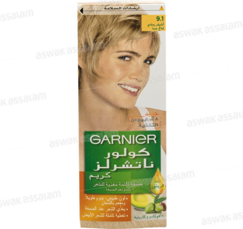 COLORATION 9.1 BLOND CENDRE TRES CLAIR COLOR NATURALS GARNIER