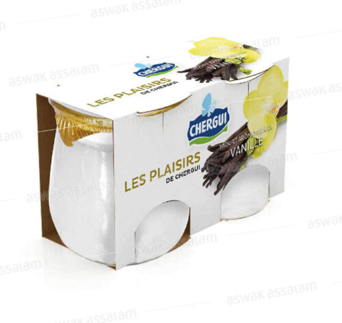 YAOURT BRASSE VANILLE 125G LES PLAISIRS DE CHERGUI