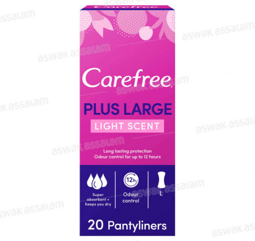 PROTECTION HYGIENIQUE PARFUME LARGE 20 UNITES CAREFREE