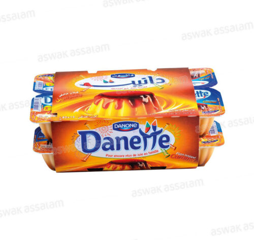 CREME DESSERT DANETTE FLAN 12*80G PACK DANONE