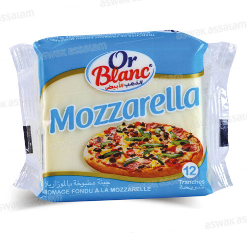 FROMAGE MOZZARELLA EN TRANCHES 200G OR BLANC