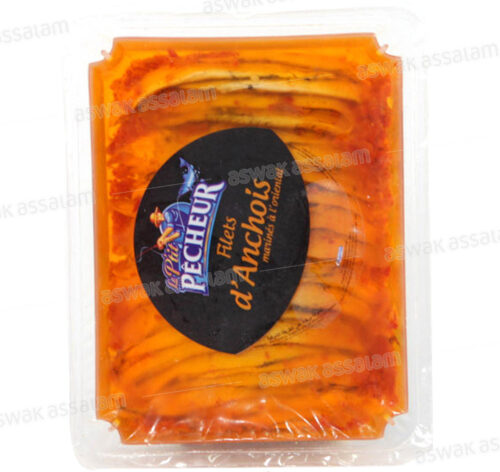 FILETS D’ANCHOIS MARINES A L’ORIENTALE 180G LE P’TIT PECHEUR