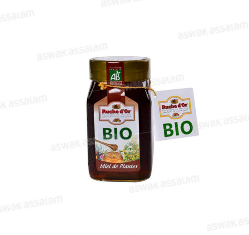 MIEL PUR BIO DE PLANTES 500G RUCHE D’OR