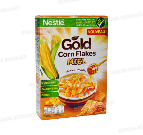 CORN FLAKES GOLD AU MIEL 375G NESTLE