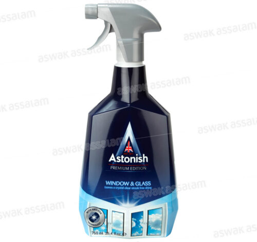 NETTOYANT VITRES ET FENETRES SPRAY 750ML ASTONISH
