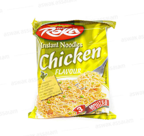 NOUILLES INSTANTANEES AU POULET 85G ROKA