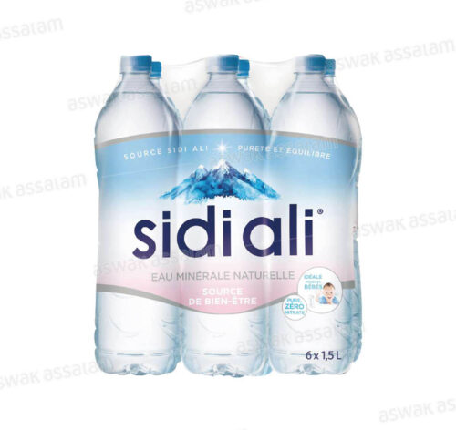 EAU MINERALE PACK DE 6 BOUTEILLES 1,5L SIDI ALI