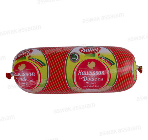 SAUCISSON DE DINDE 600G SAHEL