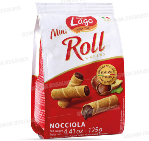 MINI-ROLL FOURRES NOISETTE 125G GASTONE LAGO
