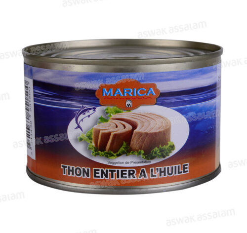 THON ENTIER A L’HUILE 400G MARICA