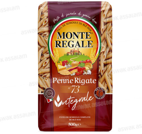 PENNE RIGATE INTEGRALE N° 73 500G MONTE REGALE