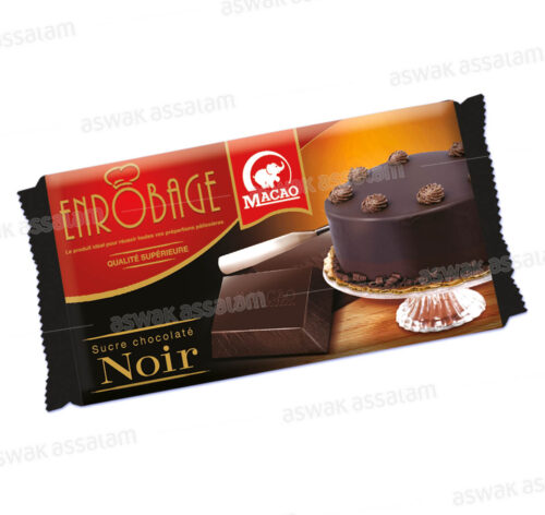 ENROBAGE SUCRE CHOCOLATE NOIR 1KG MACAO