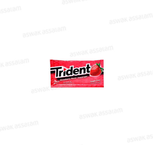 CHEWING-GUM STRAWBERRY 5 PIECES TRIDENT