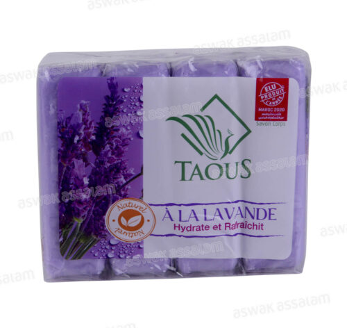 PACK SAVON A LA LAVANDE 4*125G TAOUS