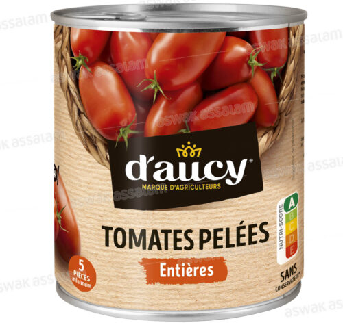 TOMATES ENTIERES PELEES 383G D’AUCY