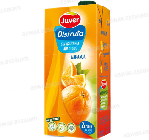 NECTAR ORANGE SANS SUCRE 2L JUVER DISFRUTA