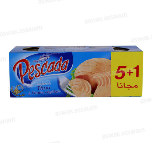 THON A L’HUILE VEGETALE 6*80G PESCADA