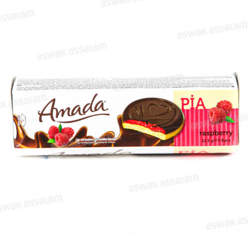GENOISE CHOCOLAT FRAMBOISE 100G AMADA PIA