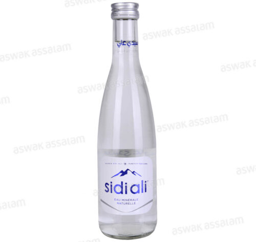 EAU MINERALE BOUTEILLE EN VERRE 50CL SIDI ALI