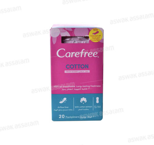 PROTECTION HYGIENIQUE PARFUMEE 20 UNITES CAREFREE