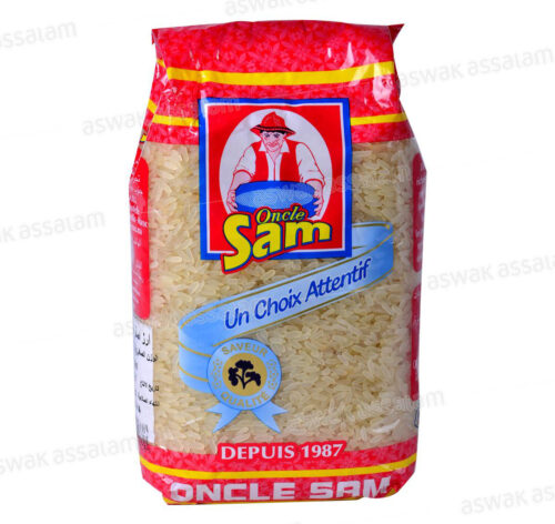 RIZ LONG BLANC 900G ONCLE SAM