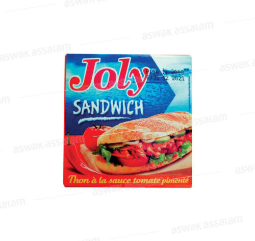 THON SANDWICH SAUCE TOMATE PIMENTEE 80G JOLY