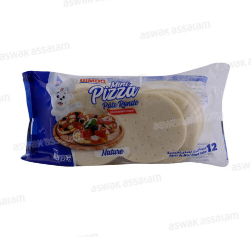 PATE MINI PIZZA NATURE 12 UNITES 192G BIMBO