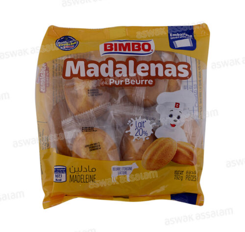MADELEINES PURE BEURRE 192G BIMBO
