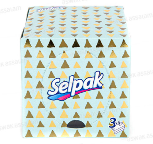 MOUCHOIR BOITE CUBIQUE 3 PLIS 48 UNITES SELPAK