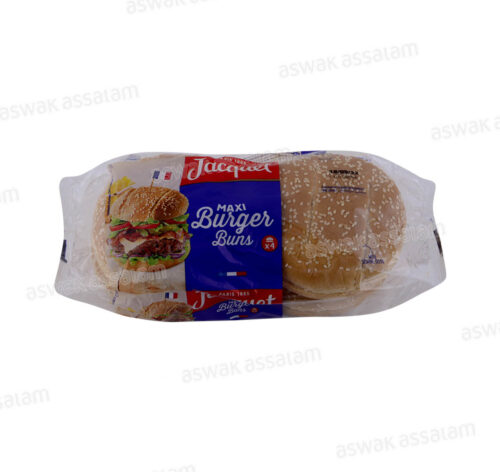 PAIN MAXI BURGER 4 UNITES 330G JACQUET