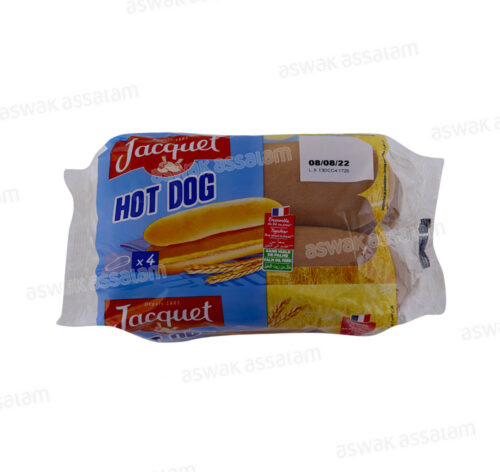 PAIN HOT DOG 4 UNITES JACQUET
