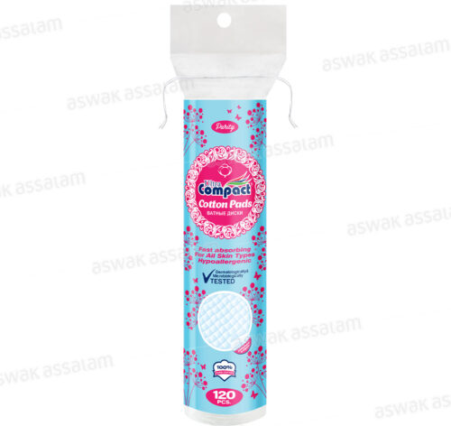 DISQUES COTON 120 UNITÉS ULTRA COMPACT
