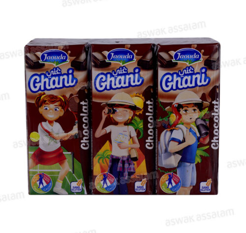 LAIT AROMATISE GHANI CHOCOLAT 6*200G PACK JAOUDA