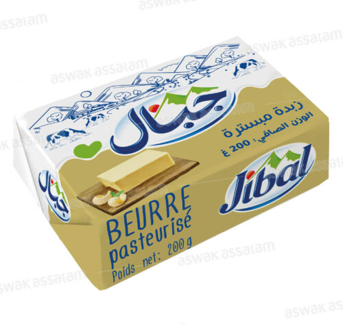 BEURRE PASTEURISE 82% MG 200G JIBAL