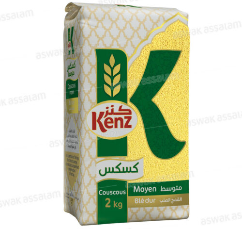 COUSCOUS MOYEN DE BLE DUR 2KG KENZ