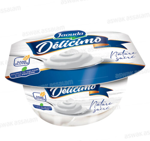 YAOURT DELICIMO NATURE SUCRE 90G JAOUDA