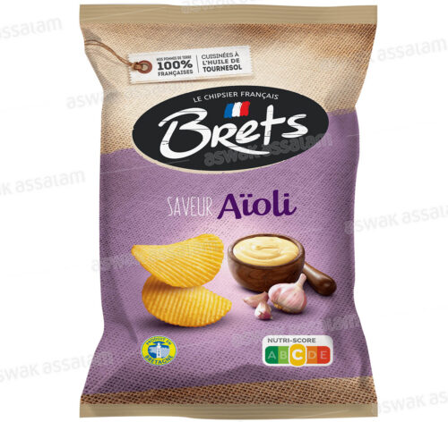 CHIPS SAVEUR AIOLI 125G BRETS