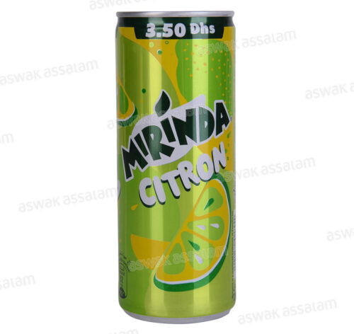 MIRINDA CITRON CANETTE 25CL