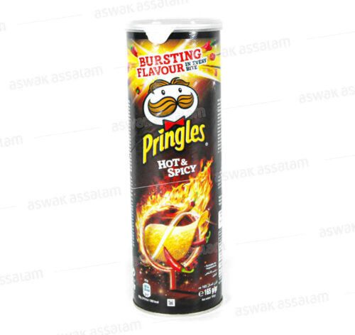 PRINGLES HOT & SPICY 165G