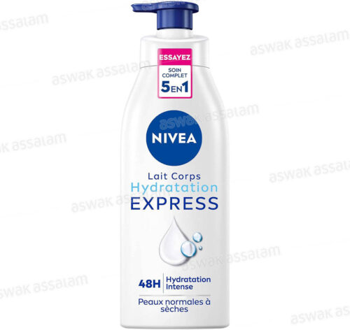 LAIT CORPS 5 EN 1 HYDRATATION EXPRESS POUR PEAUX NORMALES A SECHES 250ML NIVEA