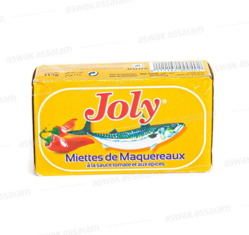 MIETTES DE MAQUEREAUX A LA SAUCE TOMATE ET AUX EPICES 125G JOLY