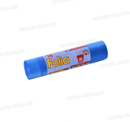 10 SACS POUBELLES 35L FOLIA