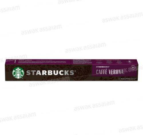 CAFE VERONA INTENSITE 10 BOITE 10 CAPSULES STARBUCKS BY NESPRESSO