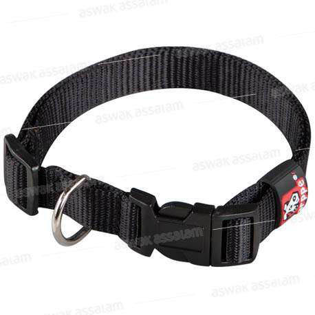 COLLIER NYLON NOIR MOYEN MODELE ARPPE