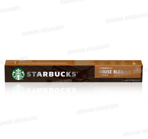 CAFE HOUSE BLEND LUNGO INTENSITE 8 BOITE 10 CAPSULES STARBUCKS BY NESPRESSO