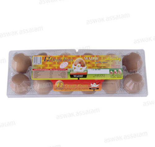 OEUF CALIBRE 63/73G BOITE DE 12 WADIF
