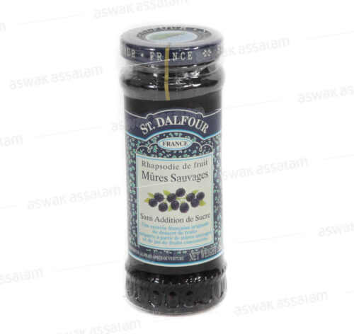 CONFITURE MURE SANS SUCRE 284G ST DALFOUR