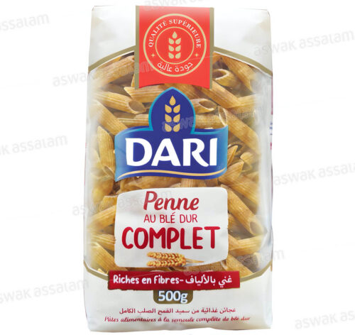 PENNE AU BLE DUR COMPLET 500G DARI