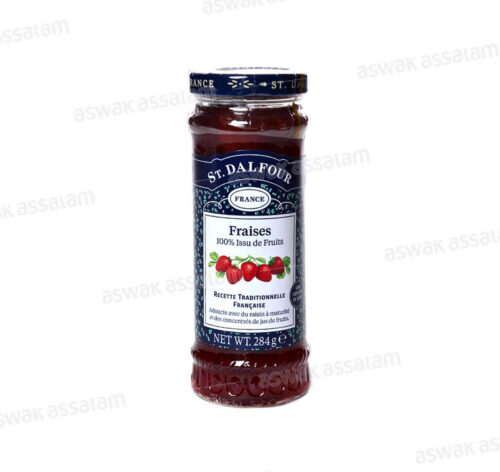 CONFITURE DE FRAISES SANS SUCRE 284G ST DALFOUR